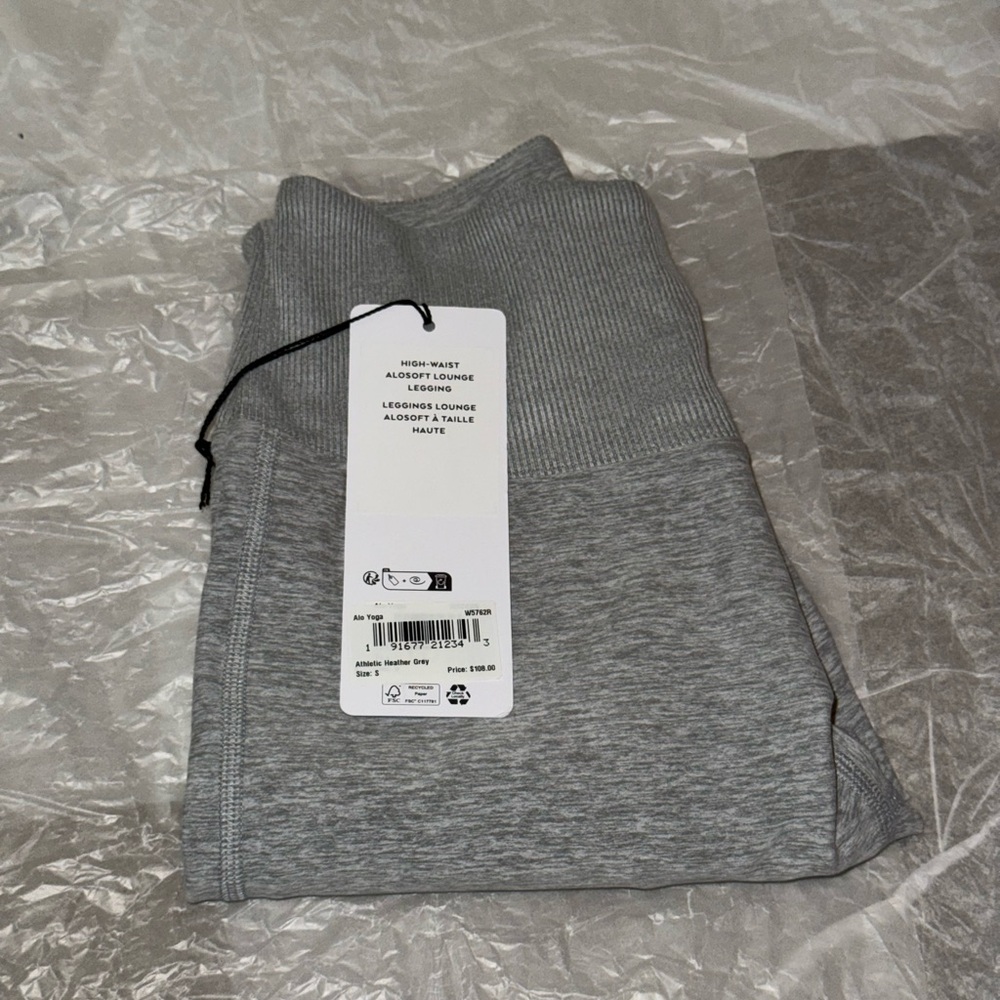 Alo High-Waist Alosoft Lounge Legging S New - Picture 6 of 6